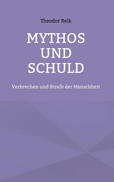 Produktbild: Mythos und Schuld