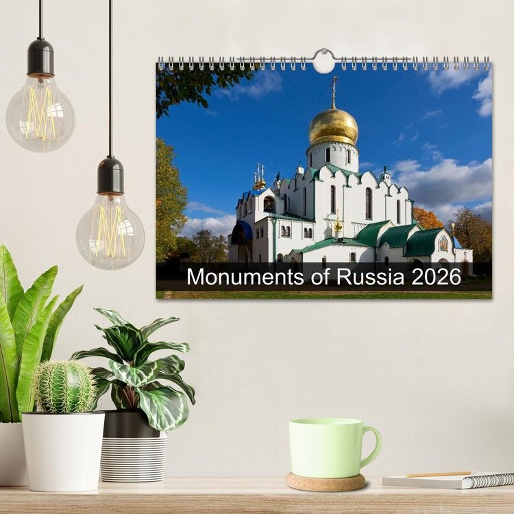 Produktbild: Monuments of Russia 2026 (Wall Calendar 2026 DIN A4 landscape), CALVENDO 12 Month Wall Calendar