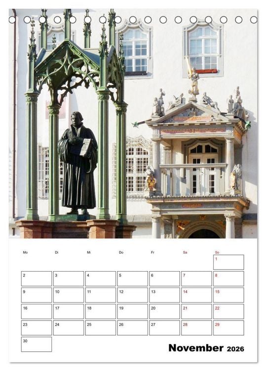 Produktbild: &Ouml;stliches Sachsen-Anhalt (Tischkalender 2026 DIN A5 hoch), CALVENDO Monatskalender