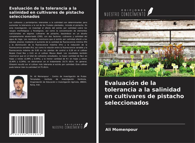 Produktbild: Evaluaci&oacute;n de la tolerancia a la salinidad en cultivares de pistacho seleccionados