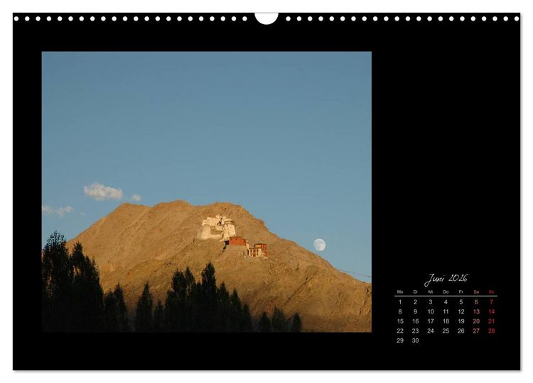 Produktbild: Ladakh, Berge und Spruchweisheiten (Wandkalender 2026 DIN A3 quer), CALVENDO Monatskalender