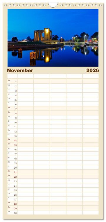 Produktbild: Familienplaner 2026 - Belgien - Grafschaft Flandern mit 5 Spalten (Wandkalender, 21 x 45 cm) CALVENDO