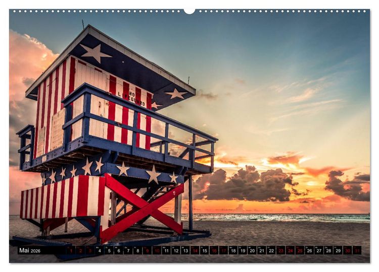 Produktbild: Florida. Der Sonne entgegen. (Wandkalender 2026 DIN A2 quer), CALVENDO Monatskalender