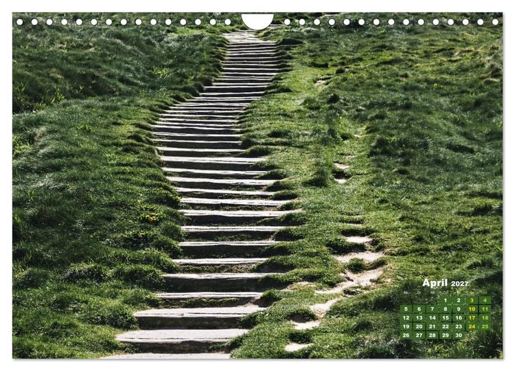 Produktbild: Stufe um Stufe - Treppen (Wandkalender 2027 DIN A4 quer), CALVENDO Monatskalender