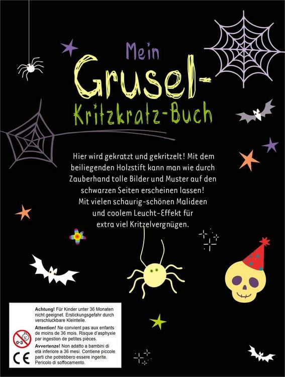 Produktbild: Mein leuchtendes Grusel-Kritzkratz-Buch
