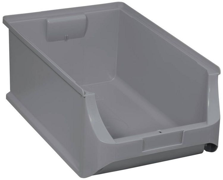 Produktbild: Allit 456277 Werkstatt Sichtlagerkasten LE-POEV 125KA-SG-FA stapelbar (L x B x H) 500 x 310 x 200 mm Grau 1 St.