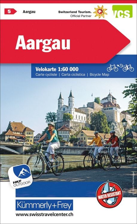 Produktbild: KuF Schweiz Radkarte 5 Aargau/LZ bis 2025