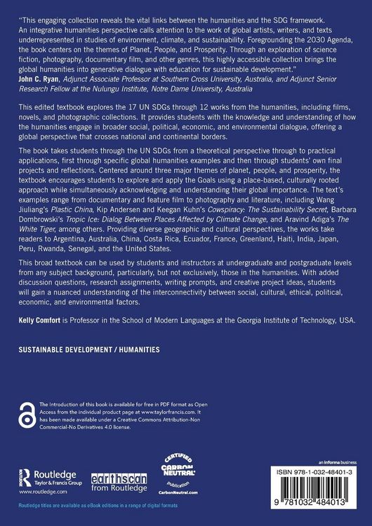 Produktbild: A Global Humanities Approach to the United Nations' Sustainable Development Goals