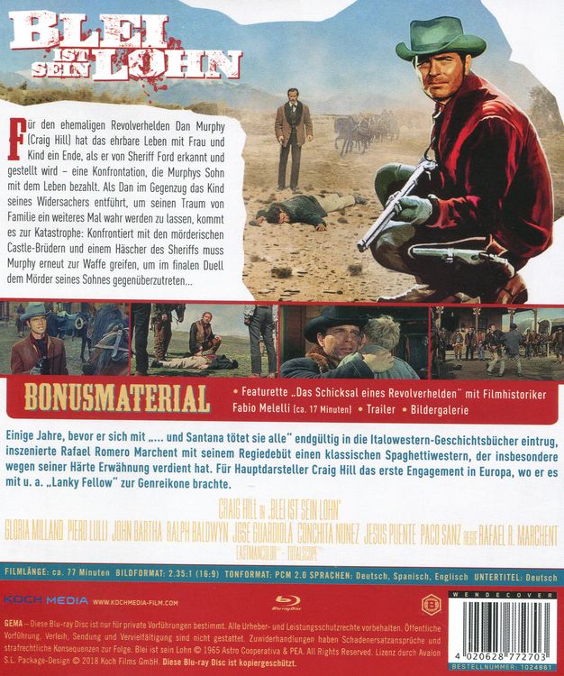 Produktbild: Blei ist sein Lohn
