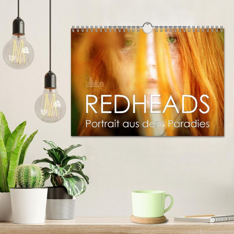 Produktbild: REDHEADS - Portrait aus dem Paradies (Wandkalender 2026 DIN A4 quer), CALVENDO Monatskalender