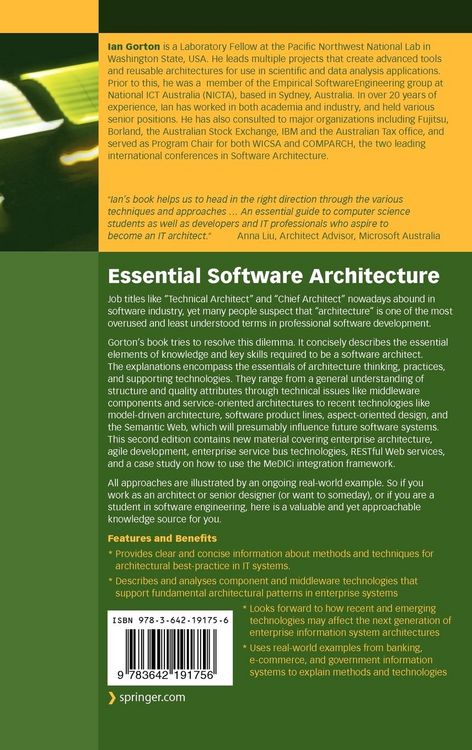 Produktbild: Essential Software Architecture