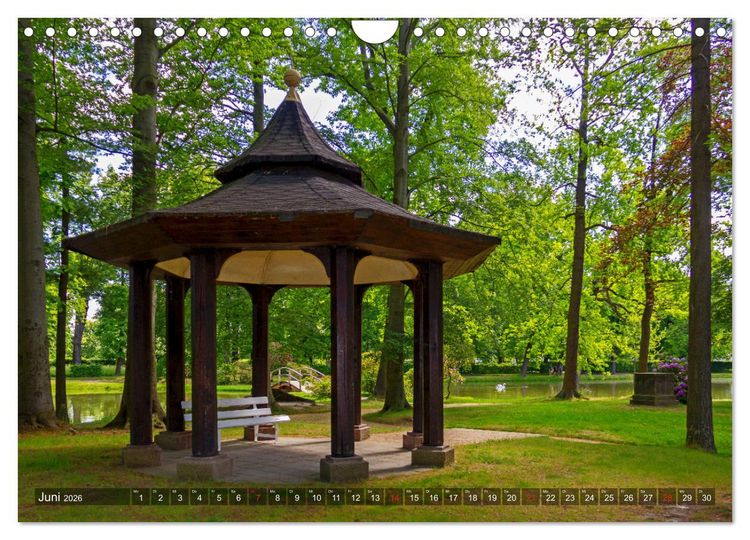Produktbild: Barockgarten Zabeltitz (Wandkalender 2026 DIN A4 quer), CALVENDO Monatskalender