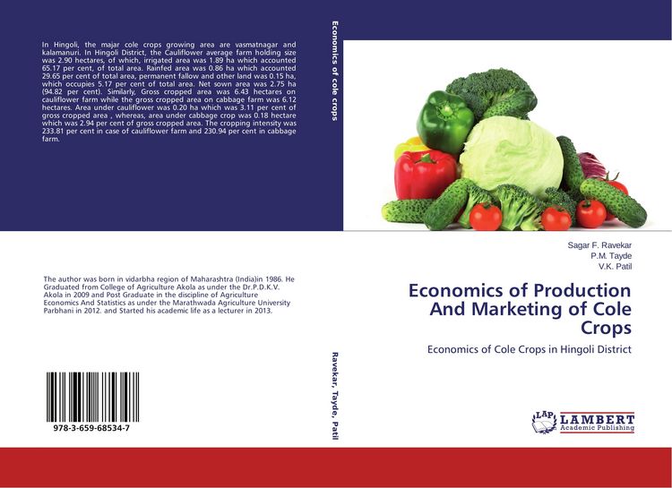Produktbild: Economics of Production And Marketing of Cole Crops