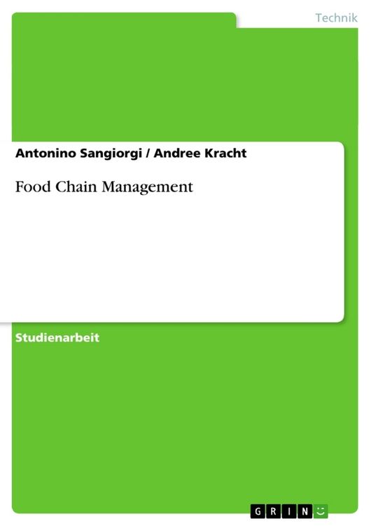 Produktbild: Food Chain Management