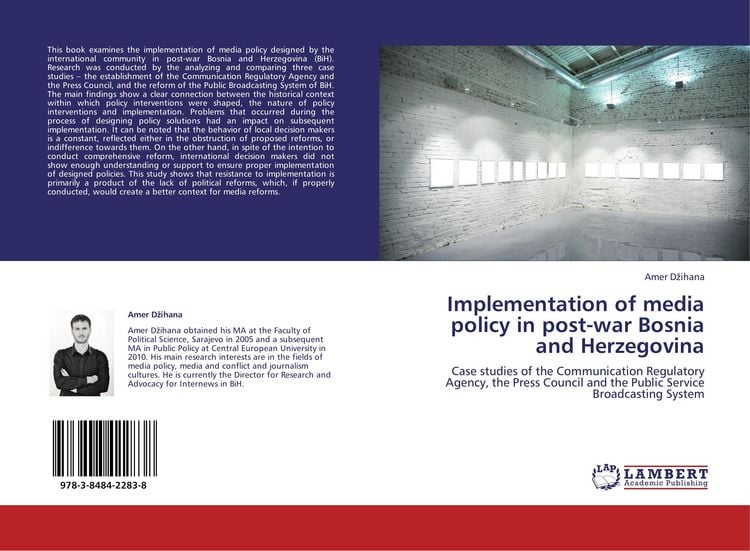 Produktbild: Implementation of media policy in post-war Bosnia and Herzegovina