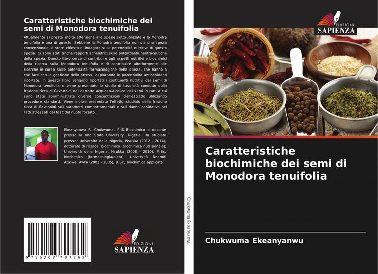 Produktbild: Caratteristiche biochimiche dei semi di Monodora tenuifolia