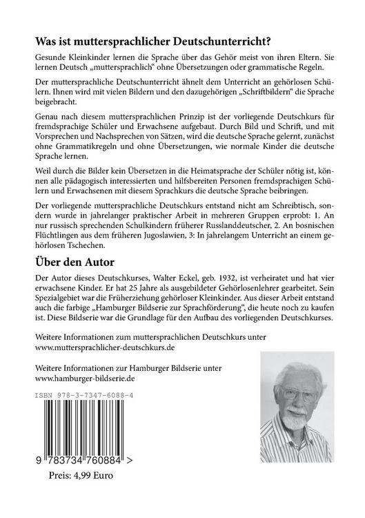 Produktbild: Deutschkurs f&uuml;r Ausl&auml;nder auf muttersprachlicher Basis - Anleitungsbuch
