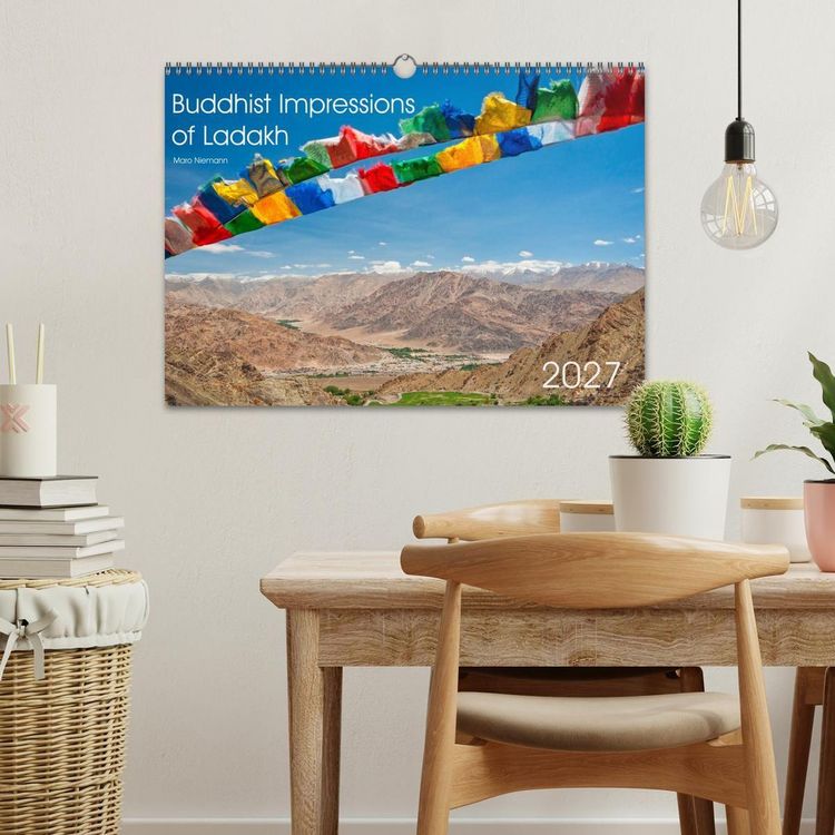Produktbild: Buddhist Impressions of Ladakh (Wall Calendar 2027 DIN A3 landscape), CALVENDO 12 Month Wall Calendar