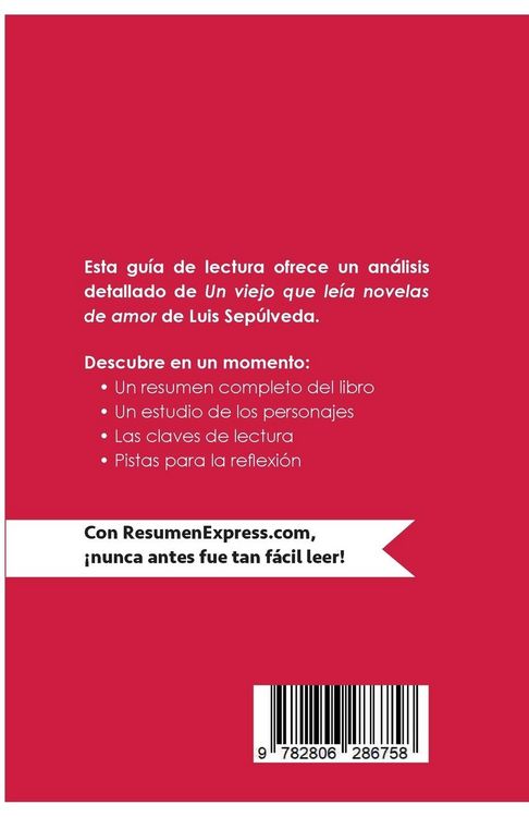Produktbild: Un viejo que le&iacute;a novelas de amor de Luis Sep&uacute;lveda (Gu&iacute;a de lectura)