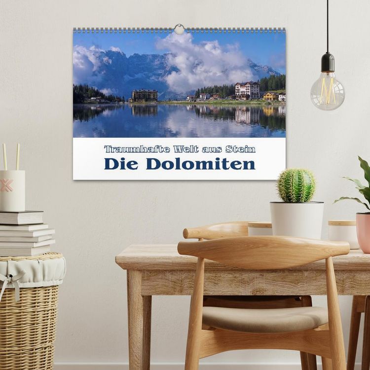 Produktbild: Die Dolomiten - Traumhafte Welt aus Stein (Wandkalender 2026 DIN A3 quer), CALVENDO Monatskalender