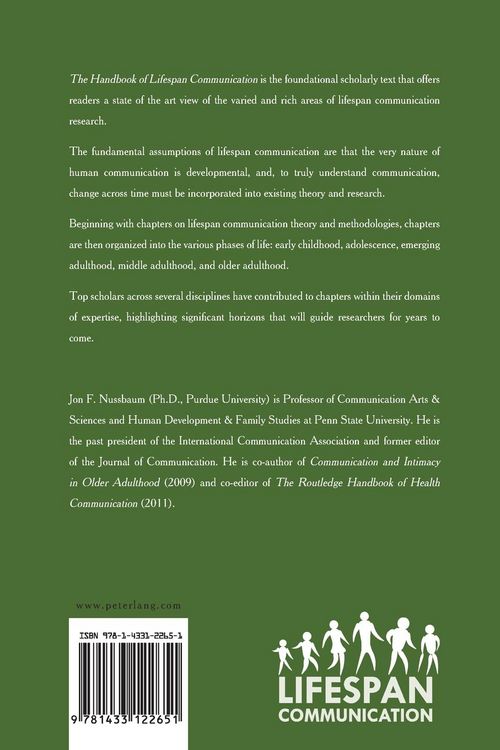Produktbild: The Handbook of Lifespan Communication