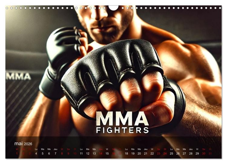 Produktbild: MMA - Mixed Martial Arts France (Calendrier mural 2026 DIN A3 vertical), CALVENDO calendrier mensuel