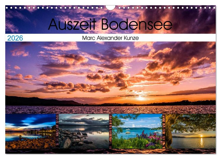 Produktbild: Auszeit Bodensee (Wandkalender 2026 DIN A3 quer), CALVENDO Monatskalender