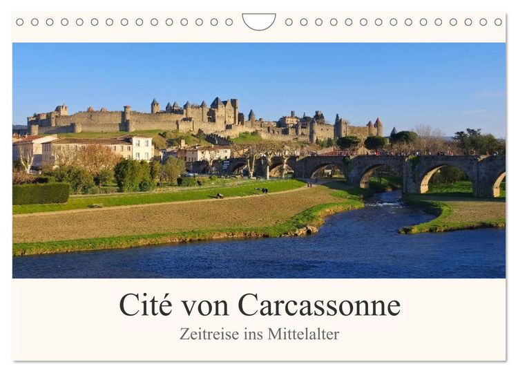 Produktbild: Cite von Carcassonne - Zeitreise ins Mittelalter (Wandkalender 2026 DIN A4 quer), CALVENDO Monatskalender