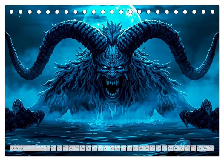 Produktbild: Beowulf &ndash; Die Saga des Drachenbezwingers (Tischkalender 2027 DIN A5 quer), CALVENDO Monatskalender