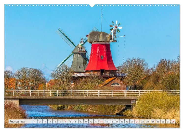 Produktbild: OSTFRIESLAND Wundervolle Halbinsel am Wattenmeer (Wandkalender 2027 DIN A2 quer), CALVENDO Monatskalender