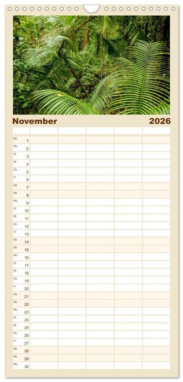 Produktbild: Familienplaner 2026 - Australien - Der vielseitige Osten mit 5 Spalten (Wandkalender, 21 x 45 cm) CALVENDO