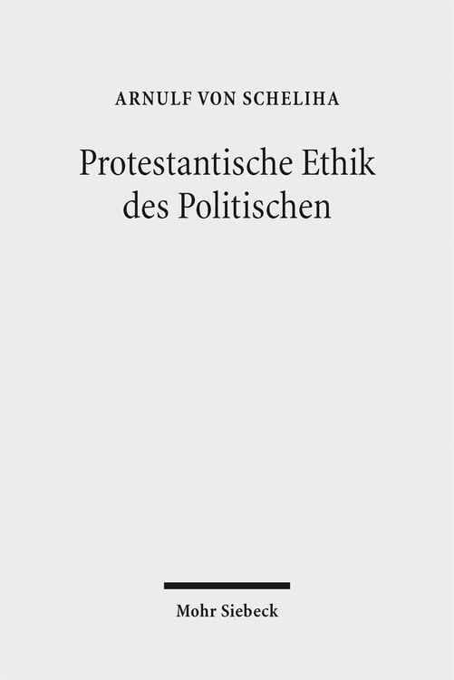 Produktbild: Protestantische Ethik des Politischen