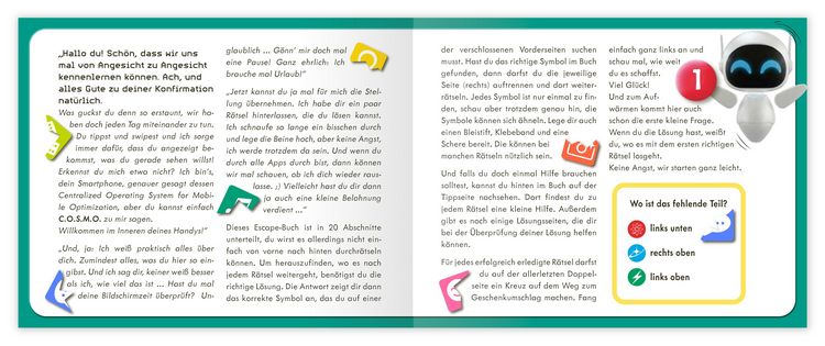 Produktbild: Der Konfi-Escape - 20 knifflige R&auml;tsel: Version Junge