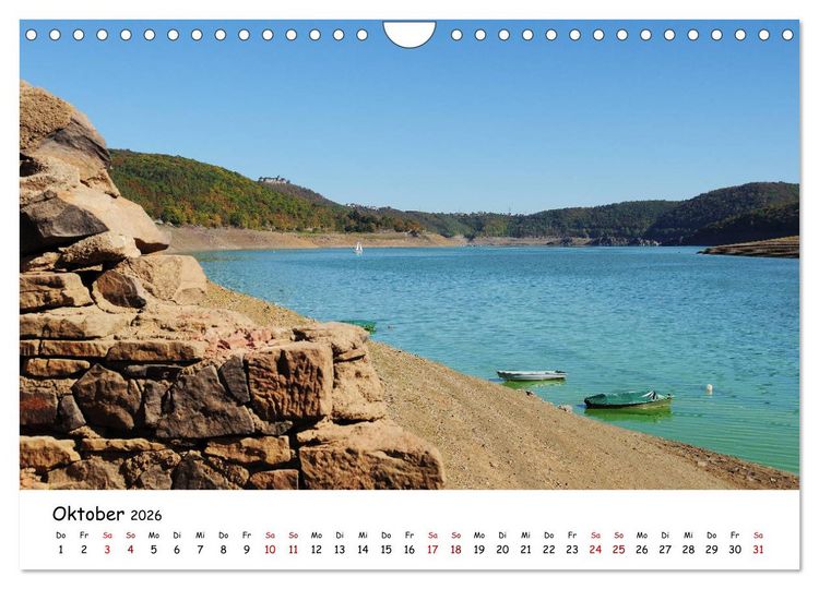 Produktbild: Der Edersee - Das Paradies in Nordhessen (Wandkalender 2026 DIN A4 quer), CALVENDO Monatskalender