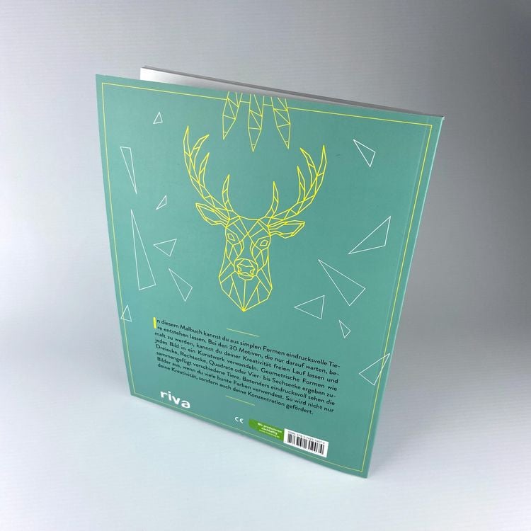 Produktbild: Polygone Tiere zum Ausmalen