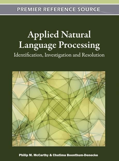 Produktbild: Applied Natural Language Processing: Identification, Investigation and Resolution