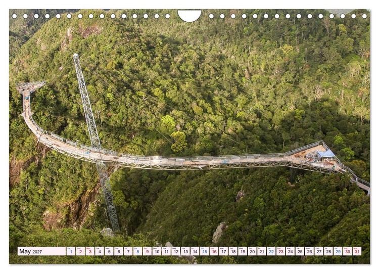 Produktbild: Malaysia &ndash; Between Rainforest, Temples and the Skyline of Kuala Lumpur (Wall Calendar 2027 DIN A4 landscape), CALVENDO 12 Month Wall Calendar