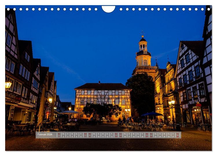 Produktbild: Ein Blick auf Rinteln (Wandkalender 2026 DIN A4 quer), CALVENDO Monatskalender