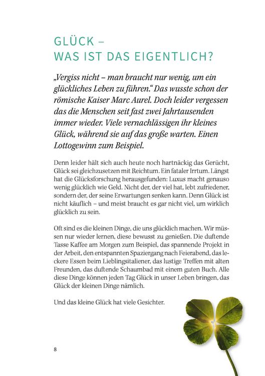 Produktbild: Gl&uuml;ck &ndash; Rezepte f&uuml;r mehr Lebensfreude