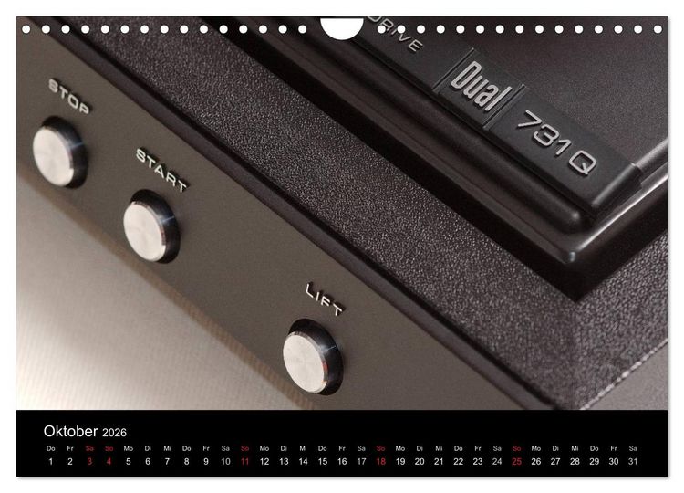 Produktbild: Vintage Turntables Made In Schwarzwald (Wandkalender 2026 DIN A4 quer), CALVENDO Monatskalender