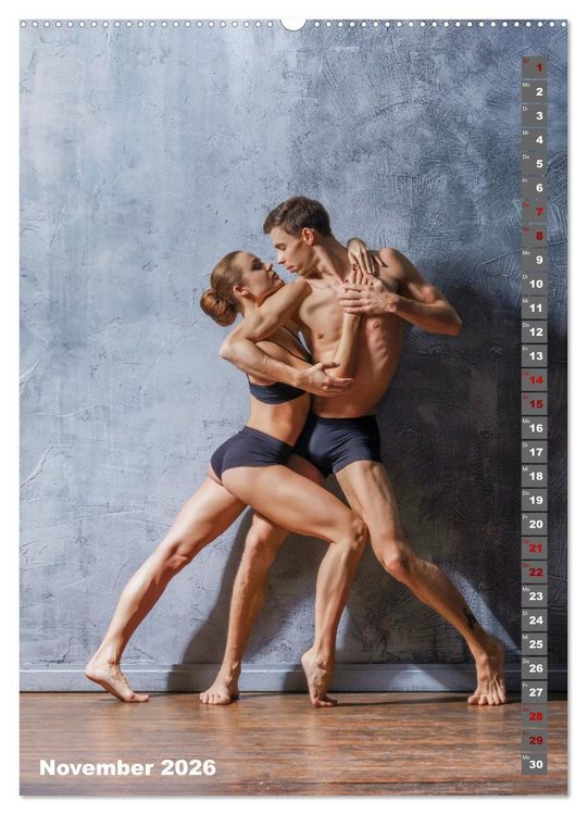 Produktbild: Sinneseindruck Ballett (Wandkalender 2026 DIN A2 hoch), CALVENDO Monatskalender