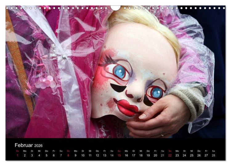 Produktbild: Basler Fasnacht - die drey scheenschte D&auml;&auml;g (Wandkalender 2026 DIN A3 quer), CALVENDO Monatskalender