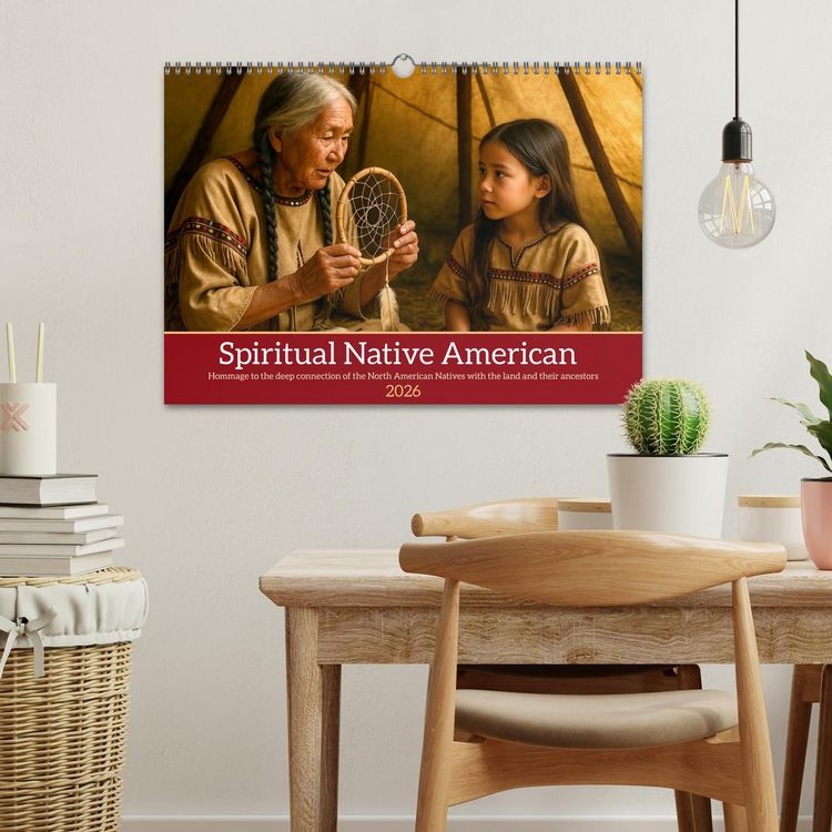 Produktbild: Spiritual Native American (Wall Calendar 2026 DIN A3 landscape), CALVENDO 12 Month Wall Calendar