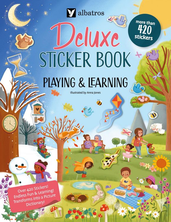 Produktbild: Playing and Learning. Deluxe Sticker Book