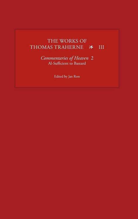 Produktbild: The Works of Thomas Traherne III