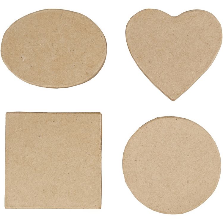 Produktbild: Creativ Company Mittelgro&szlig;e Schachteln, H 5 cm, D 10-12 cm, 4 Stk