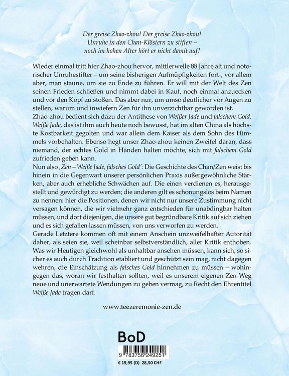 Produktbild: Zen Wei&szlig;e Jade, falsches Gold