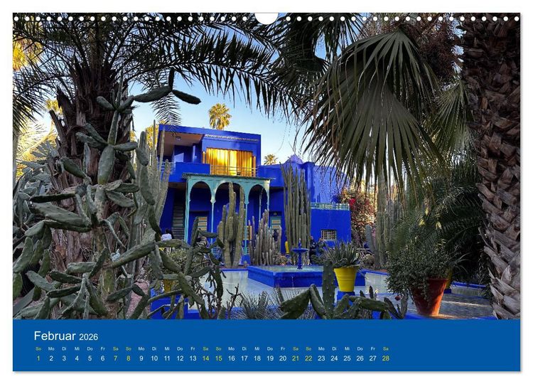 Produktbild: Marrakesch Eine Stadt aus 1001 Nacht (Wandkalender 2026 DIN A3 quer), CALVENDO Monatskalender
