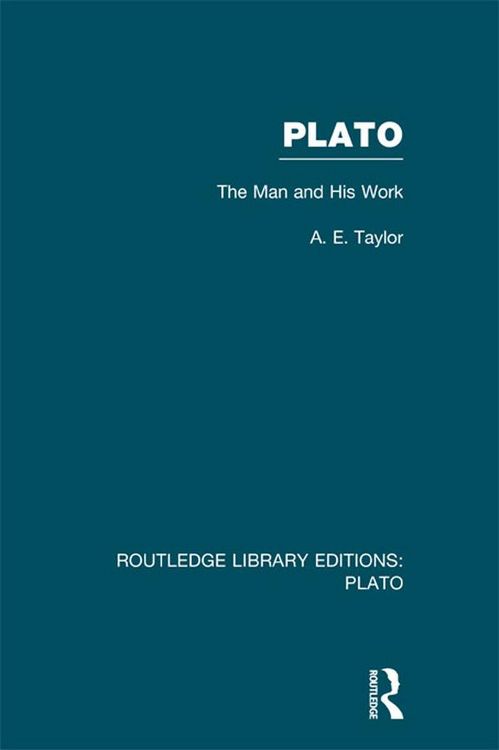 Produktbild: Plato: The Man and His Work (RLE: Plato)