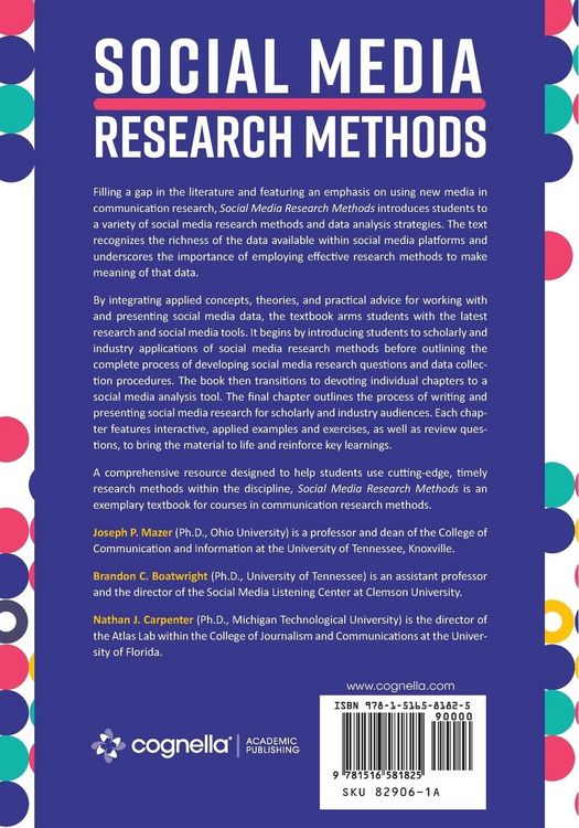 Produktbild: Social Media Research Methods